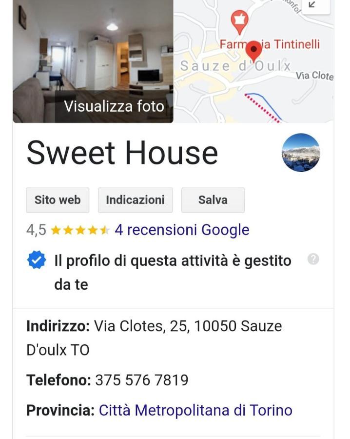 Appartement Sweet House à Oulx Extérieur photo